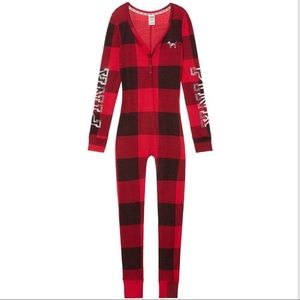 Victoria’s Secret Pink Sequin Onesie Pjs Pajamas